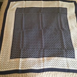 💙NEW Vintage Authentic Harrods Silk Scarf